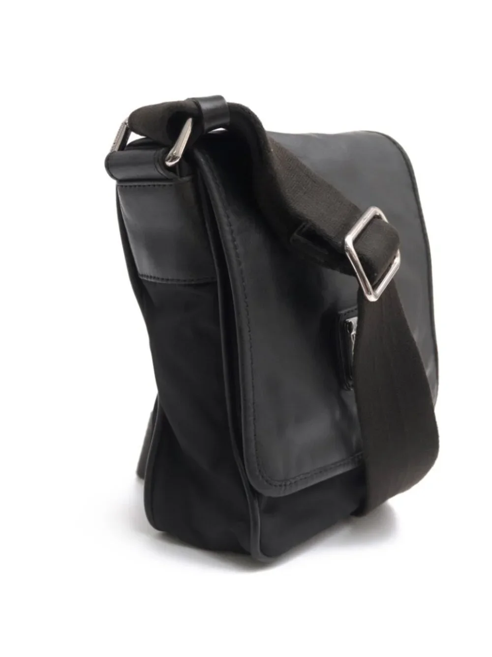 Dolce & Gabbana Shoulder Bag Nylon Leather Black